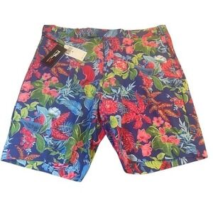 RLX Ralph Lauren Tailored Fit Floral Performance Stretch Golf Shorts Men SZ 36"